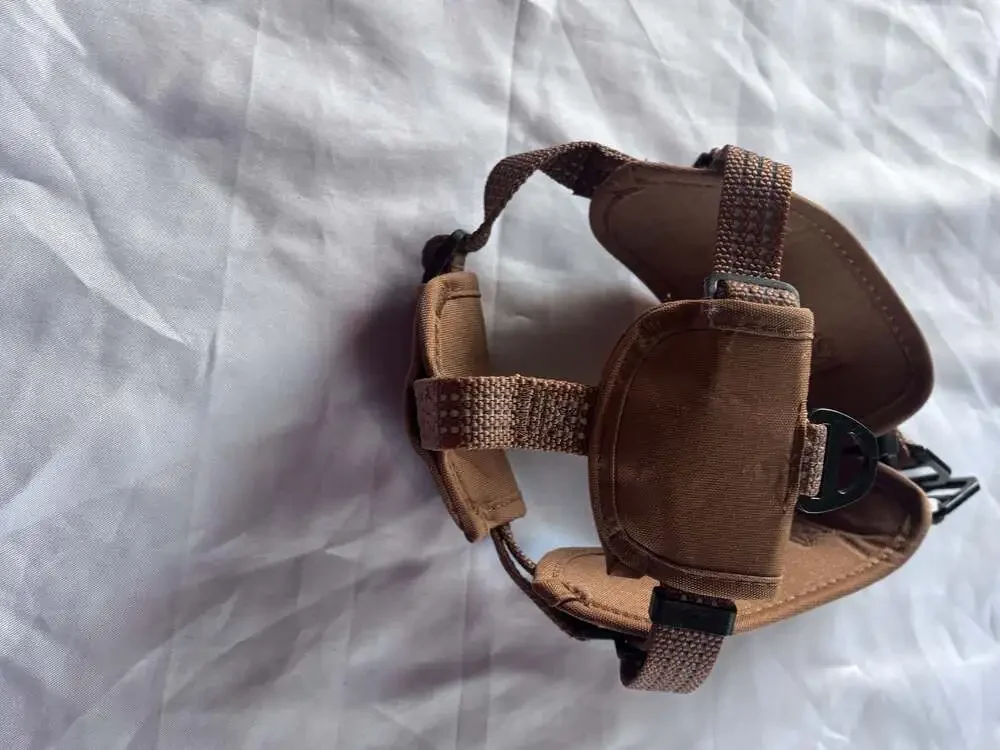 Carhartt Brown Dog Harness With Pouch